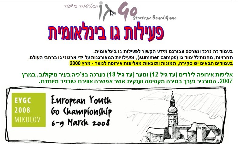 EYGC אליפות אירופה לנוער 2008